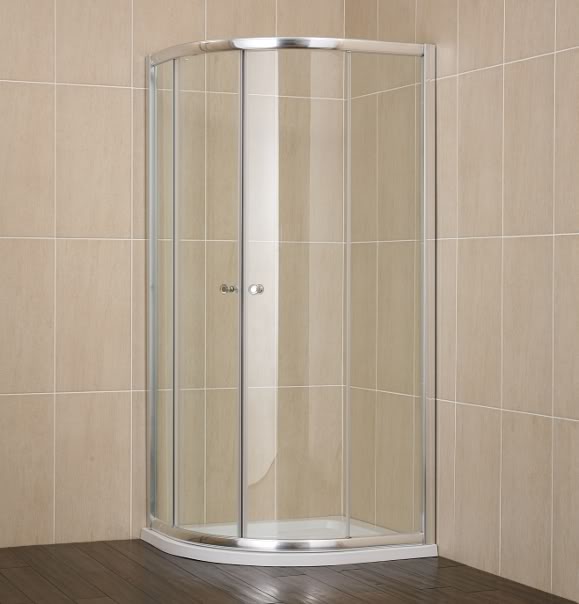  1000 X 800mm Twin Door Quadrant Cubicle