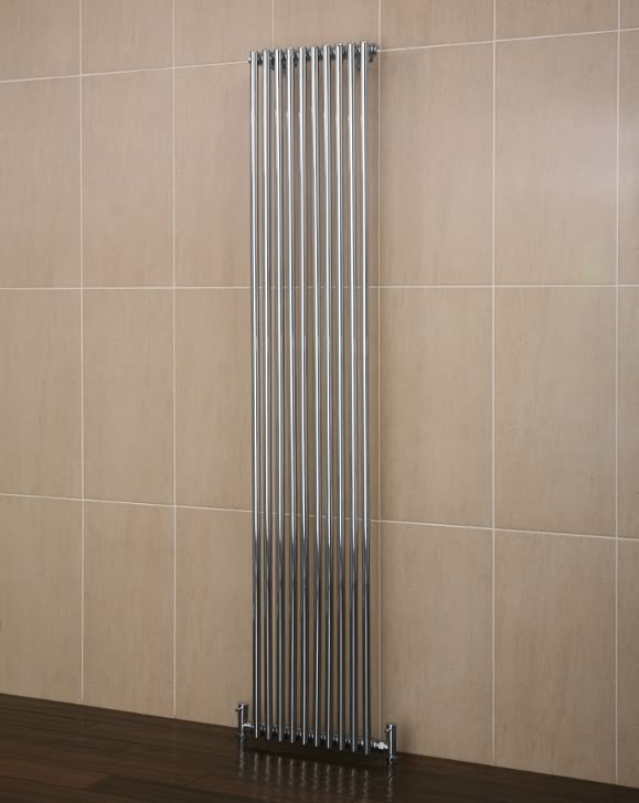  Slim Tall Tubular Style Stainless Steel Wall Mounted Radiator 350 X 1800mm