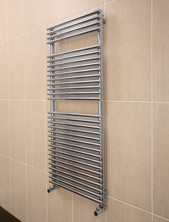 R21A1 - Luxury Stainless Steel Contemporary Bathroom Radiator Heated Towel Rail - Radiators - 