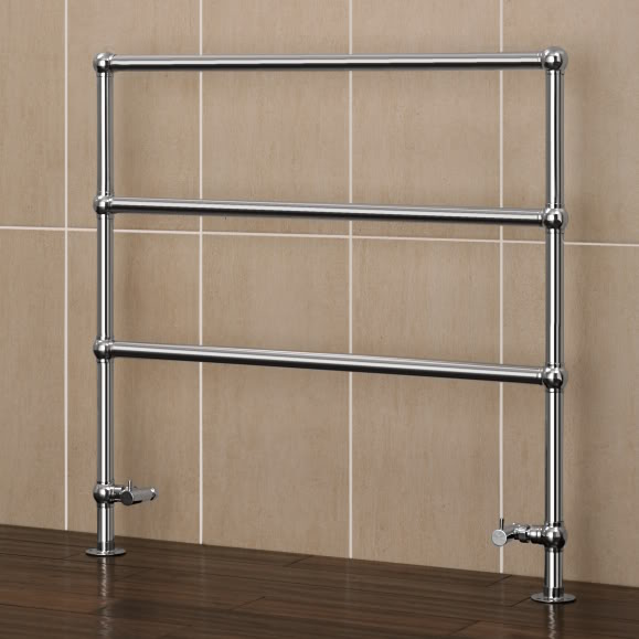 RB226 - Wide Stainless Steel Bathroom Radiator/Towel Rail - Radiators - Medium Radiators