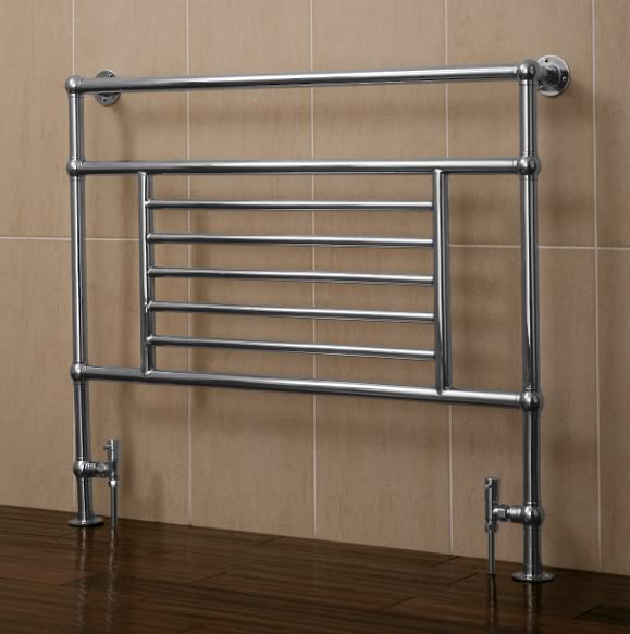 RB274 - Luxury Pattern Style Wide Stainless Steel Bathroom Radiator - Radiators - 