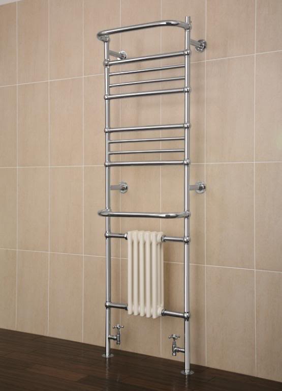 RD2 - Opulent Grand Tall Traditional Centre Stainless Steel Bathroom Radiator - Radiators - Traditional Radiators