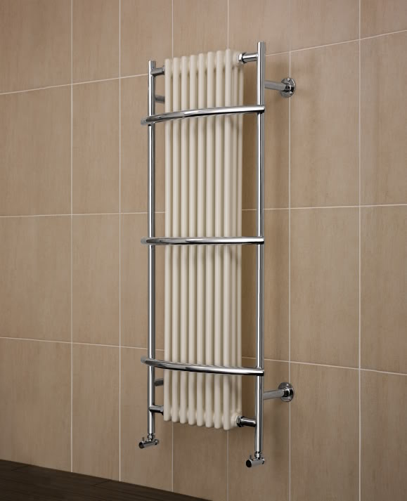 RD3 - Huge Luxury Traditional Bathroom Radiator with Stunning Stainless Steel Towel Rails - Radiators - 