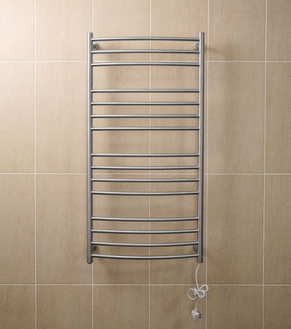 RY15 - CHROME ELECTRIC TOWEL WARMER RAIL - Radiators - 