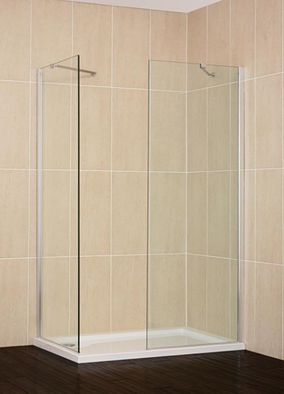 EWIL-720 - 720 Walk In Shower Enclosure With 10mm Thick Glass And A Slimline Tray - Shower Enclosures - WalkIn Enclosures
