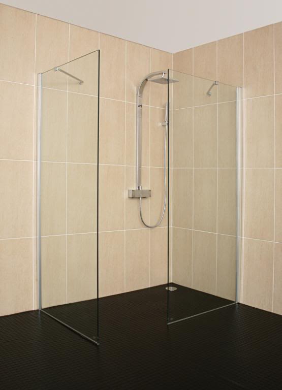 EWINT-980 - Luxury Wet Room Style Walk In Shower Enclosure - 980 - Shower Enclosures - WalkIn Enclosures