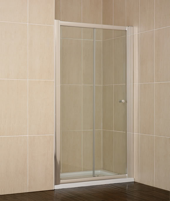 EZSTL-10*8 - 1000mm Sliding Door With 1000mm X 800mm Slimline Tray - Shower Doors - Sliding