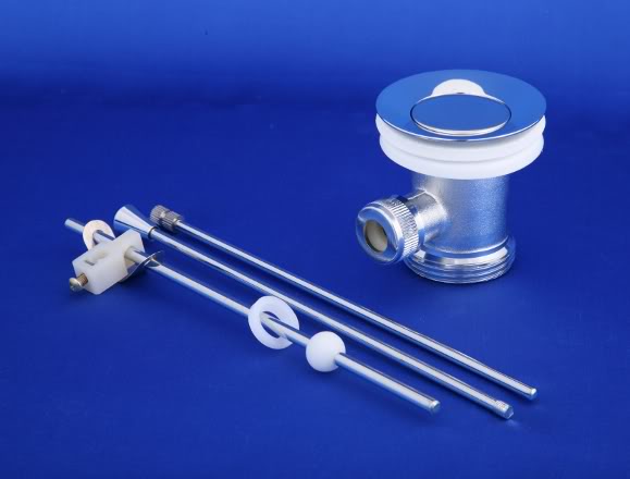 WB02 - Contemporary Slotted Pop Up Basin Waste Kit - Wastes - 