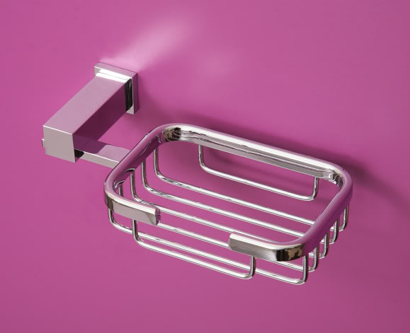 A1308 - Luxury Chrome Soap Basket - Bits & Bobs - Soap Dishes